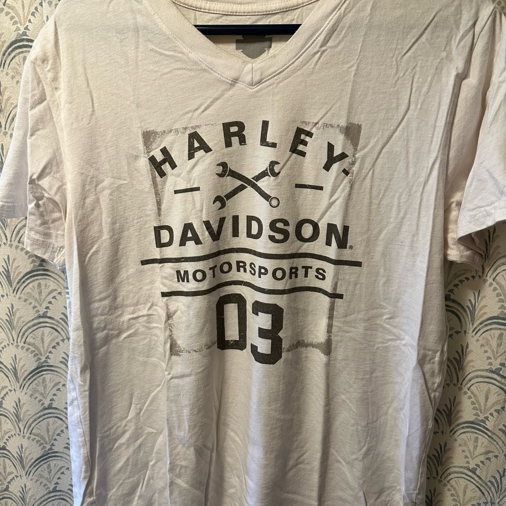 Harley-Davidson White Men's T-Shirt